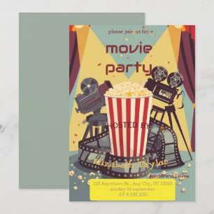 Movie Party Invitation – Fun Cinema Night