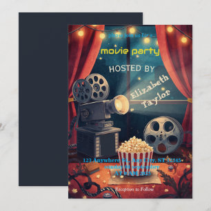 Movie Party Invitation – Fun Cinema Night
