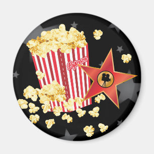 Movie Popcorn Magnet