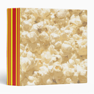 Movie Popcorn Notebook Binder