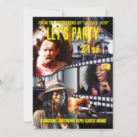 Movie poster DIY photo action drama adults party