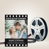 Movie Poster Film Strip Black And White Wedding