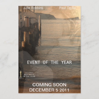 Movie Poster Invite