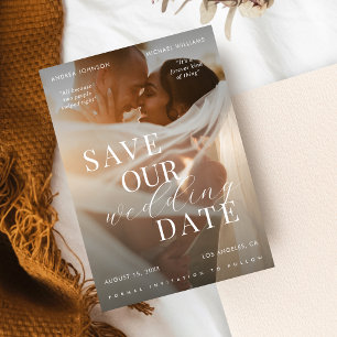 Movie Poster Style Film Wedding Save The Date