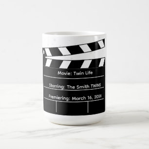 Movie Premiere: Cute Twin Pregnancy Announcement  Coffee Mug