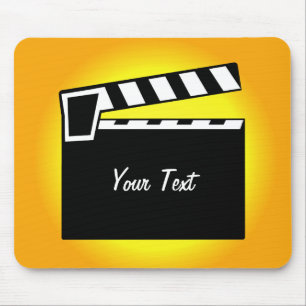 Movie Slate Clapperboard Board Mouse Pad