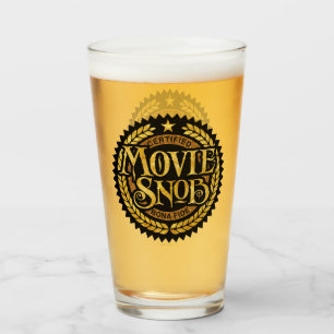 Movie Snob - funny movie lover Glass