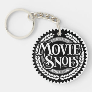 Movie Snob - funny movie lover Keychain