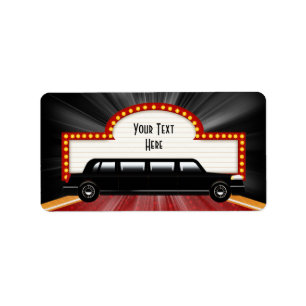 Movie Star Limo and Marquis Address Labels