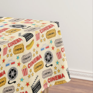 Movie Theater Fun Pattern Tablecloth