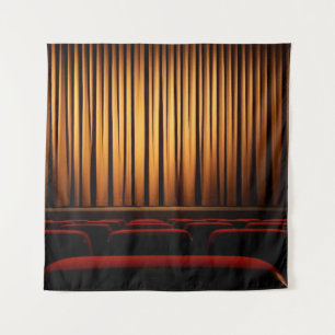 Movie theatre curtain theatre movie tapestry