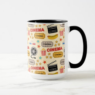 Movie Theatre Fun Pattern Mug