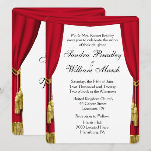Movie Theme Wedding Invitation