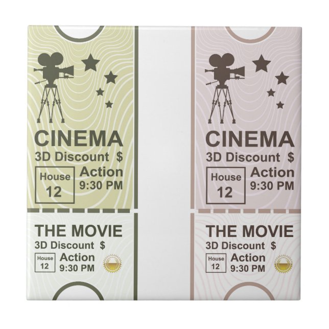 Movie Ticket Tile (Front)