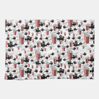 Movie With Popcorn Kitchen Towel