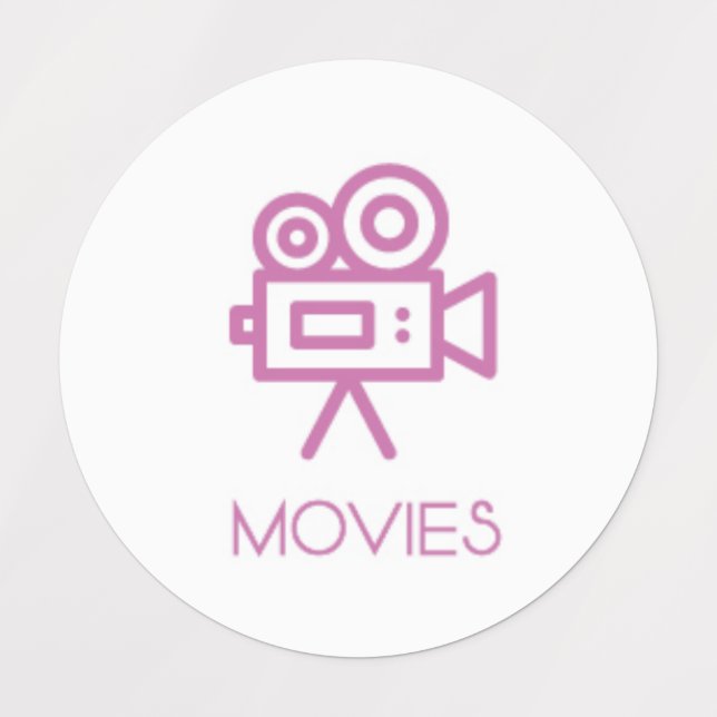 Movies/Cinema Planner Stickers / Organiser (Design 1)