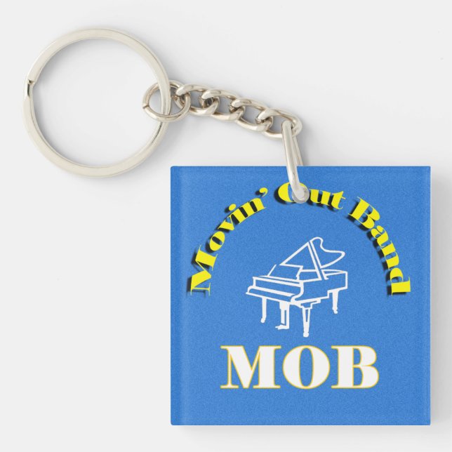 Movin' Out Band Keychain (Front)