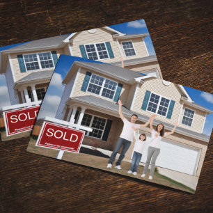 Moving Announcement Customize We've Moved Family Postcard