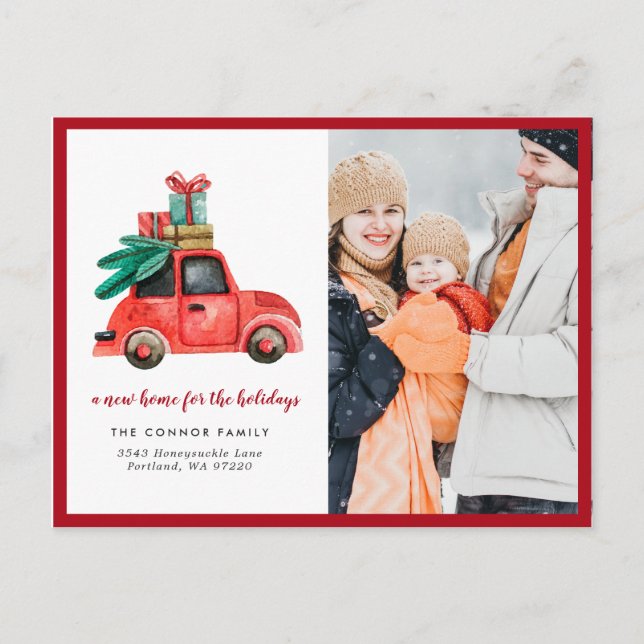 Moving Announcement | New Home for the Holidays (Front)