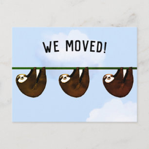 Moving Announcement Postcard