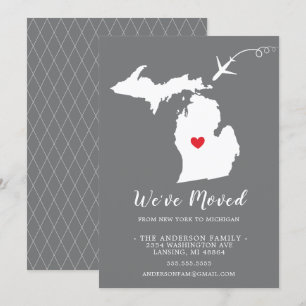 Moving Announcement   State MICHIGAN