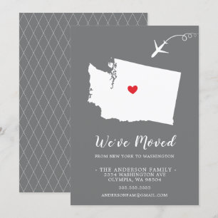 Moving Announcement   State WASHINGTON