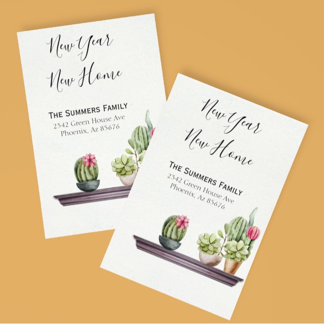 Moving Announcement We've Moved New Years Year Postcard (Creator Uploaded)