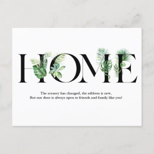 Moving Announcement We've Moved Postcard