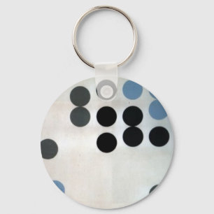 Moving Circles by Sophie Taeuber-Arp Keychain