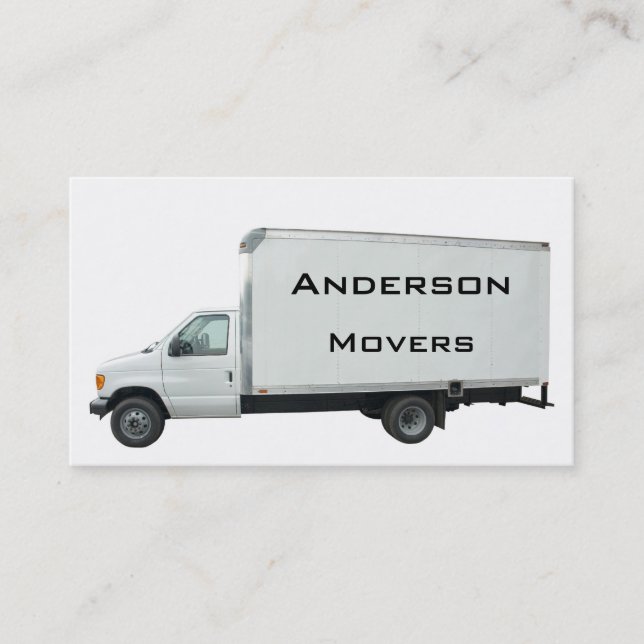 Moving Company, Business Card (Front)