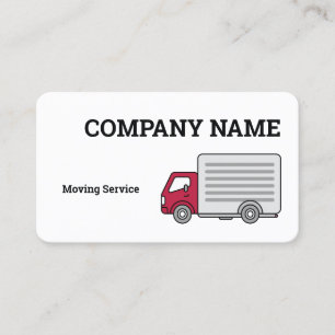 Moving Company Carte de visite de transport