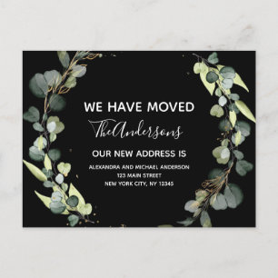 Moving Faire-part Eucalyptus Verdure Aquarelle
