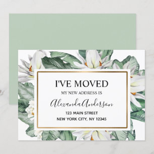 Moving Faire-part Floral Tropical