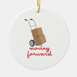 Moving Forward Ceramic Ornament