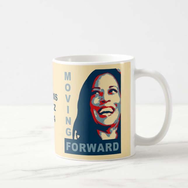 MOVING FORWARD - Harris Walz 2024 Coffee Mug (Right)