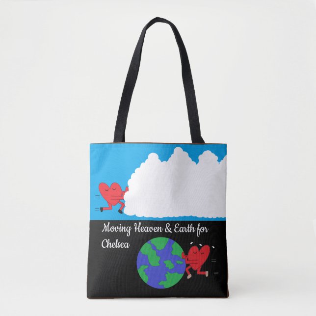 Moving Heaven & Earth Tote Bag (Front)