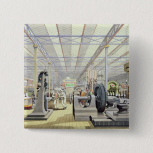 Moving Machinery, from 'Dickinson's Comprehensive 2 Inch Square Button