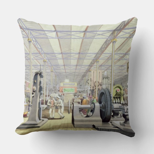 Moving Machinery, from 'Dickinson's Comprehensive Throw Pillow (Front)