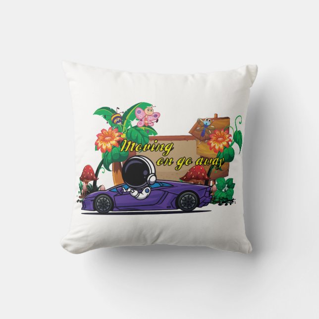 Moving on Pillow (Front)