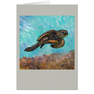 Moving On Sea Turtle Card
