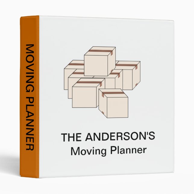 Moving Planner Binder (Front/Spine)