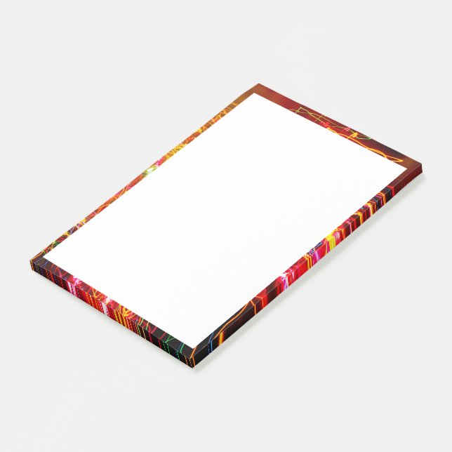 Moving Rainbow Lights Post-it Notes (Angled)