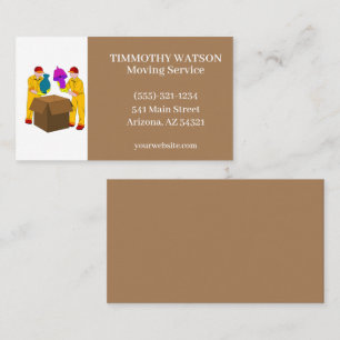 Moving Service  Business Card