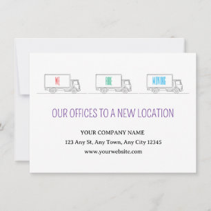 Moving To A New Location Business Announcement