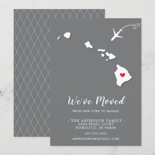 Moving to HAWAII Moving Announcement
