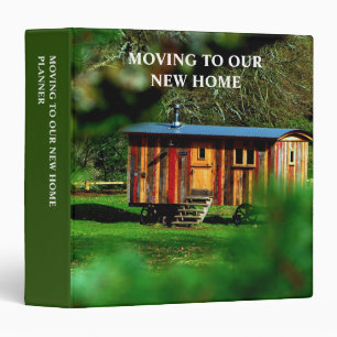 Moving to new home add own photos planner binder