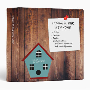 Moving to new home planner weekly to do rustic binder
