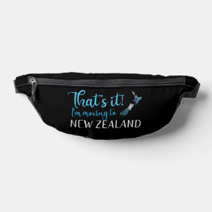 MOVING TO NEW ZEALAND KIWI PAUA FANNY PACK