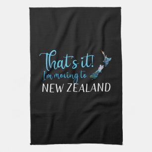 MOVING TO NEW ZEALAND PAUA KITCHEN TOWEL