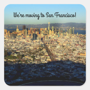 Moving to San Francisco Twin Peaks #1 Stickers